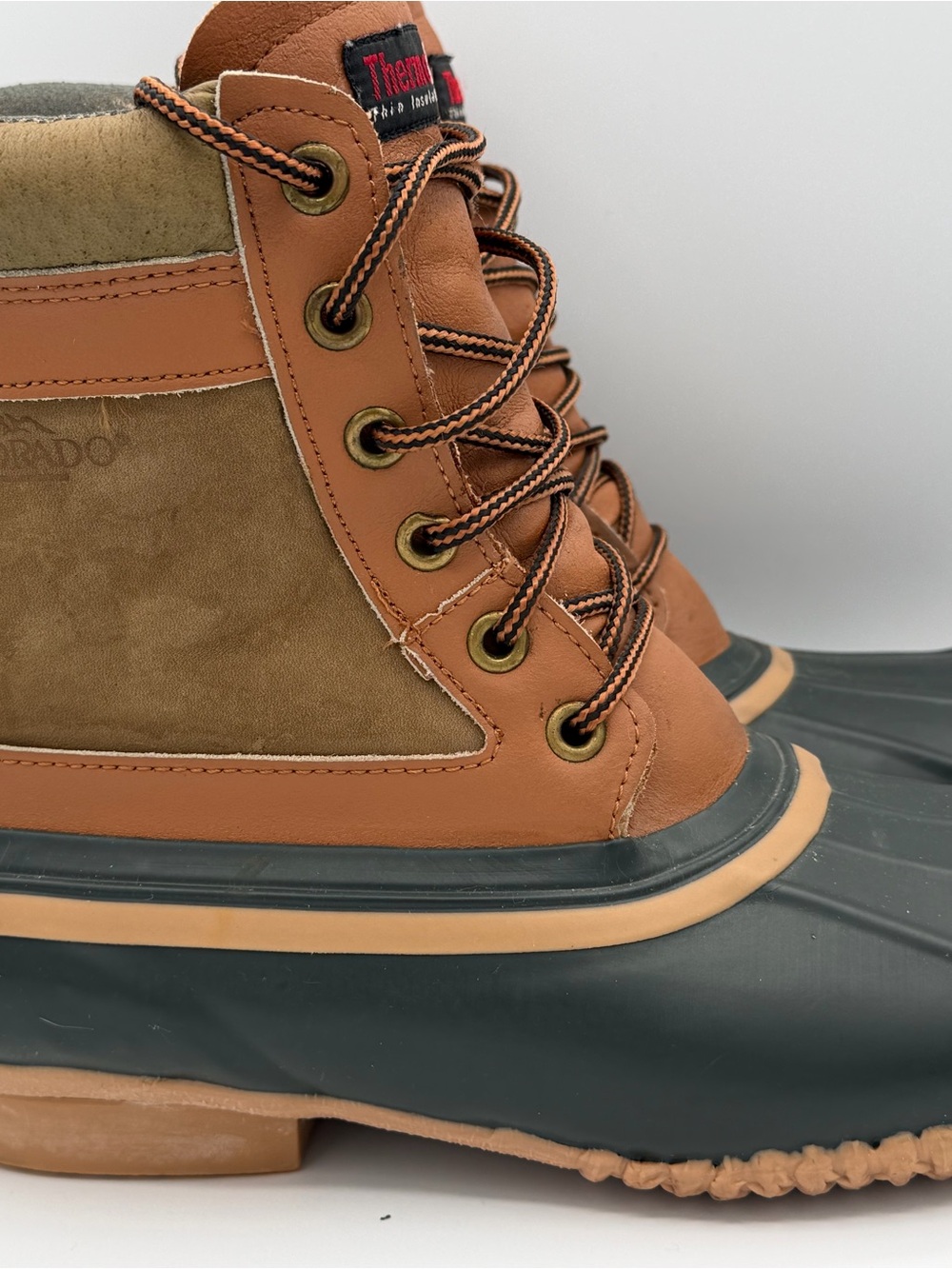 Vintage Colorado Thermolite Insulated Steel Shank Duck Boots Men's Size 10 M